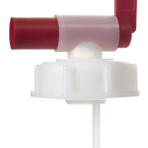 Tappkran 60mm röd pip